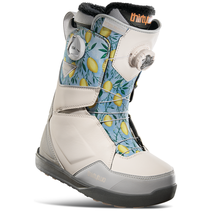 thirtytwo Lashed Double Boa Melancon Snowboard Boots - Women's 2022 Grey/Pink