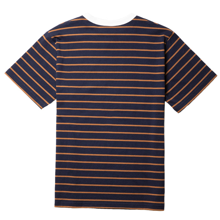 Rhythm Vintage Stripe T-Shirt - Men's Navy