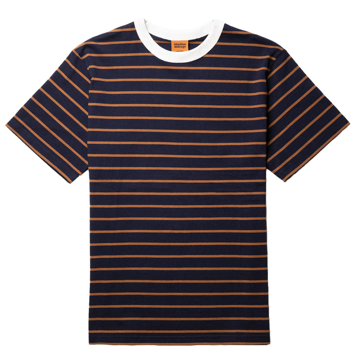Rhythm Vintage Stripe T-Shirt - Men's Navy