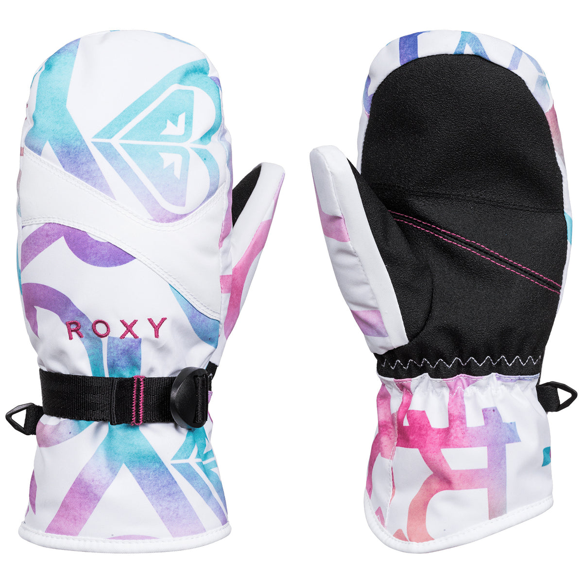 Roxy Jetty Mittens - Girls' Bright White Macha