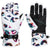 Roxy Jetty Gloves - Women's Bright White Leops
