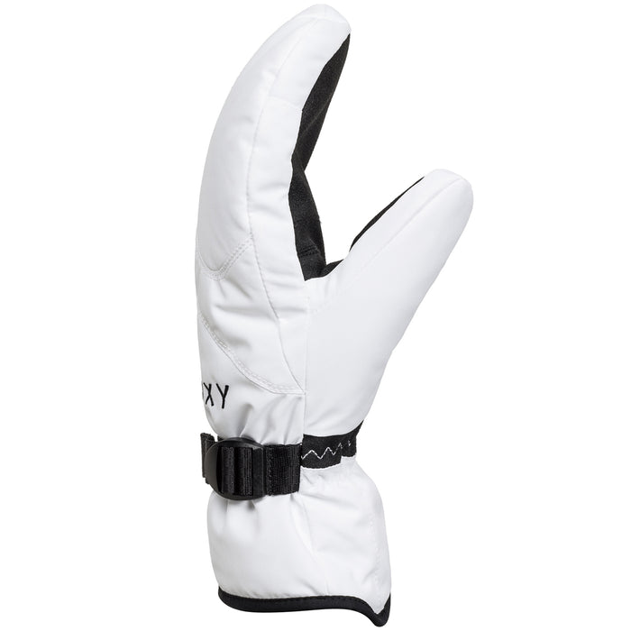 Roxy Jetty Solid Mittens - Women's Bright White