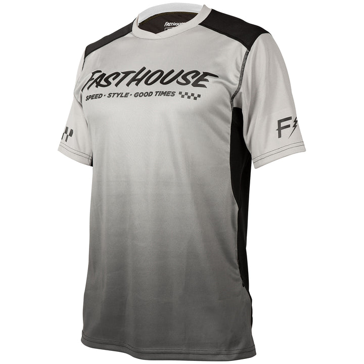 Fasthouse Alloy Slade Jersey - Kids' Grey/Black