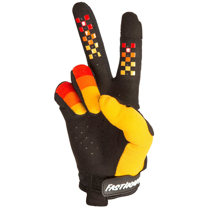 Fasthouse Pacer Bike Gloves - Kids' Black/Yellow