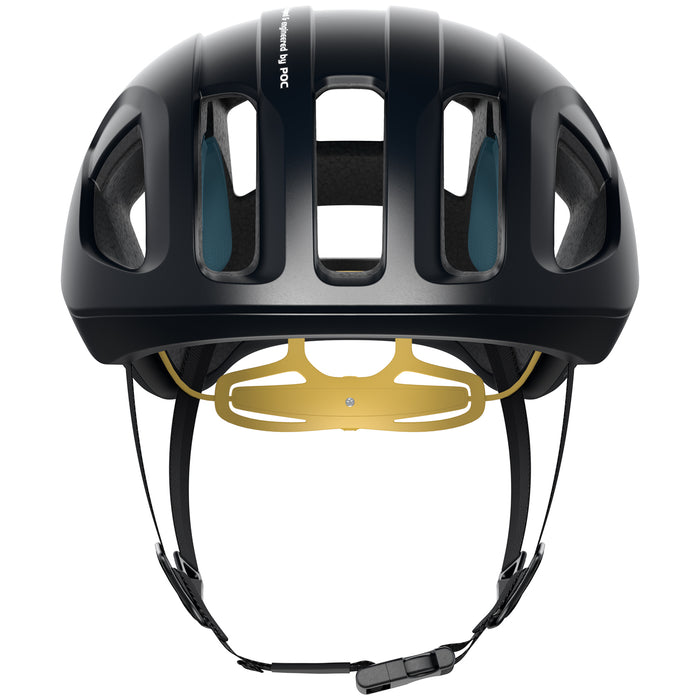 POC Ventral SPIN Bike Helmet Uranium Black/Sulfer Yellow Matte