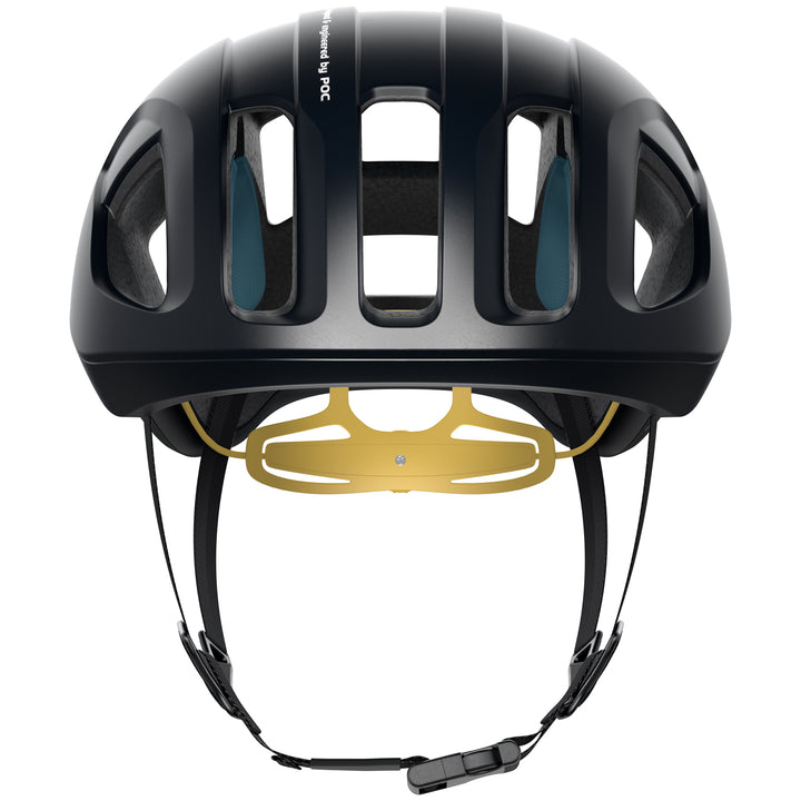 POC Ventral SPIN Bike Helmet Uranium Black/Sulfer Yellow Matte