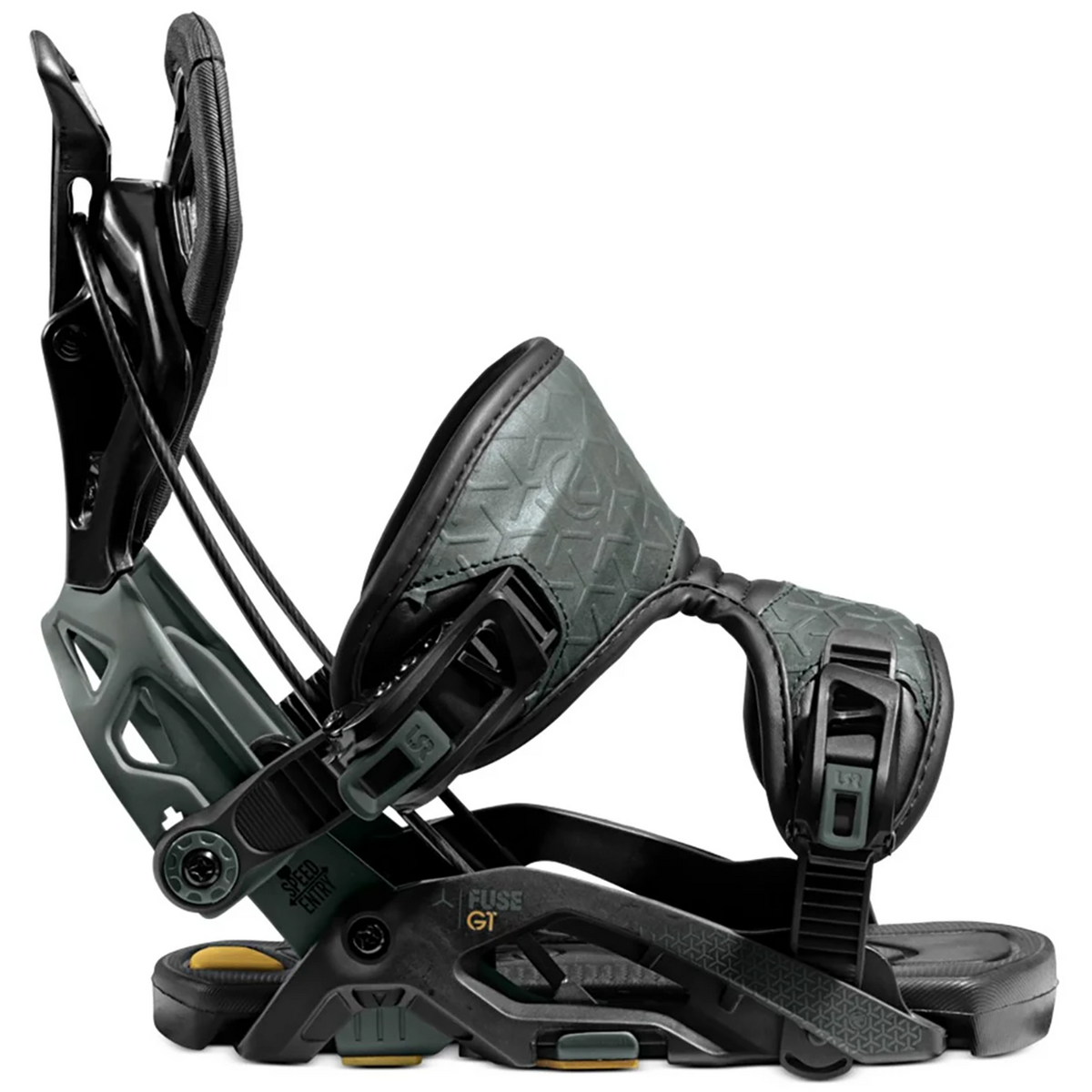 Flow Fuse-GT Fusion Snowboard Bindings 2021 Black
