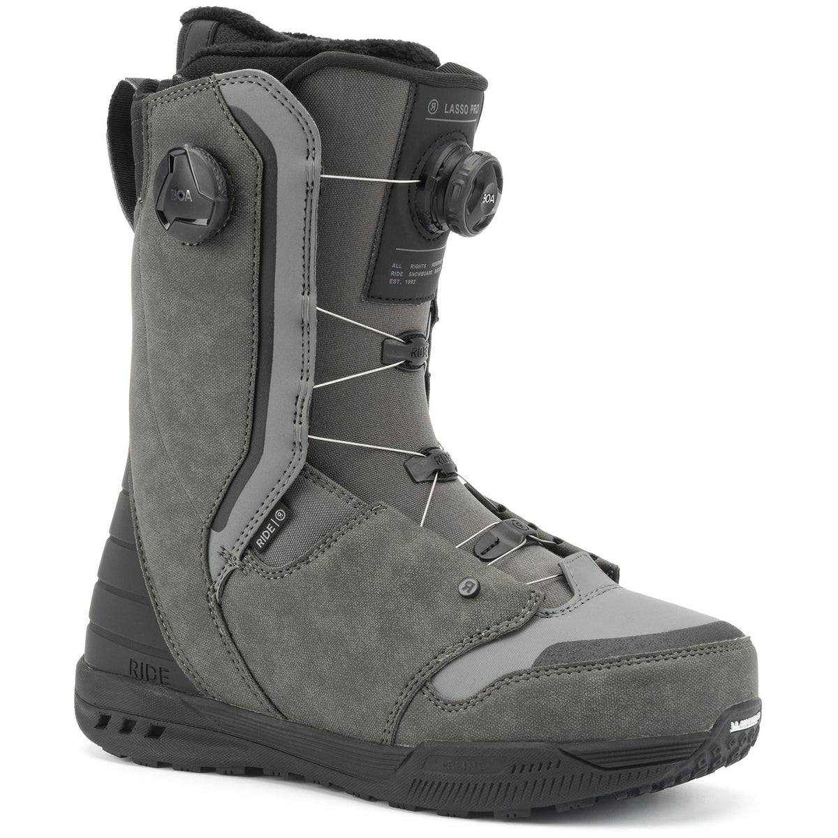 Ride Lasso Pro Snowboard Boots 2022 Grey
