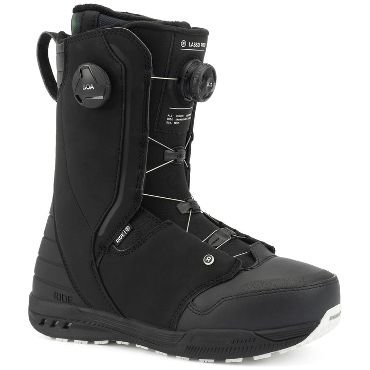 Ride Lasso Pro Wide Snowboard Boots 2022 Black