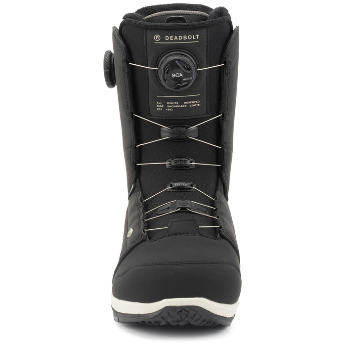 Ride Deadbolt Zonal Snowboard Boots 2022 Black
