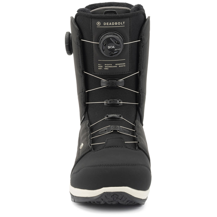 Ride Deadbolt Zonal Snowboard Boots 2022 Black