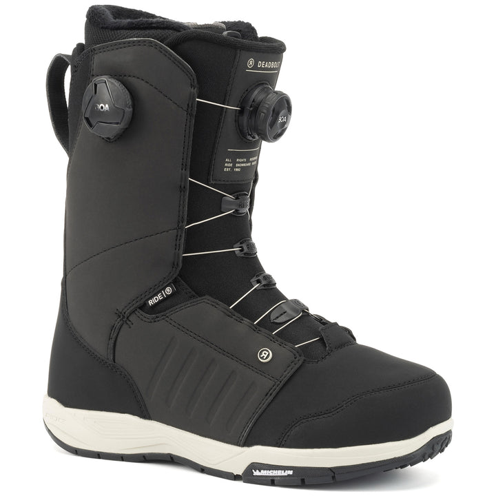 Ride Deadbolt Zonal Snowboard Boots 2022 Black