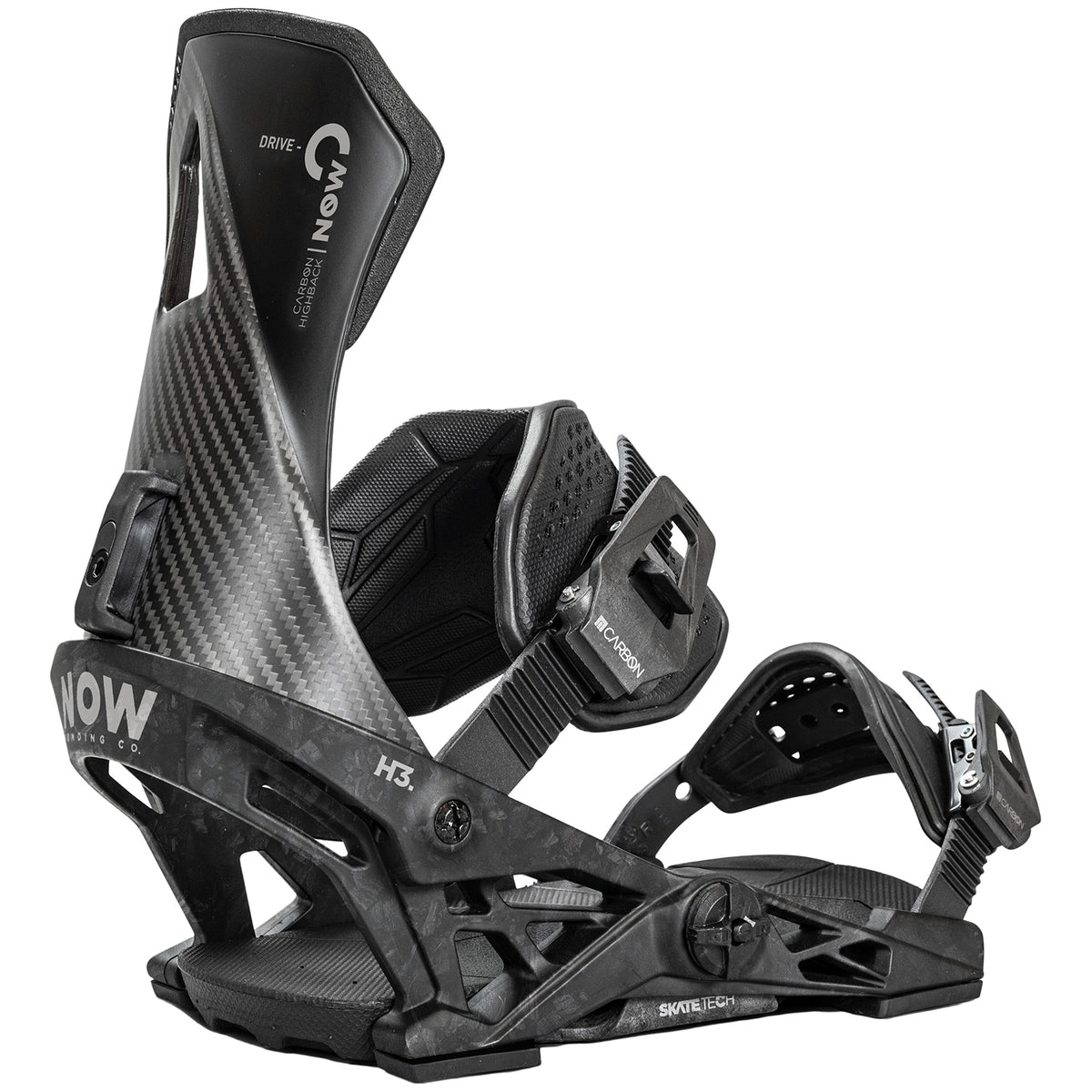 Now O-Drive Snowboard Bindings 2023 Black