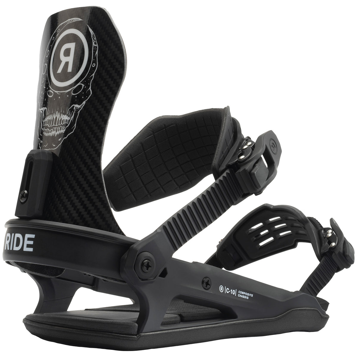 Ride C-10 Snowboard Bindings 2022 Skull