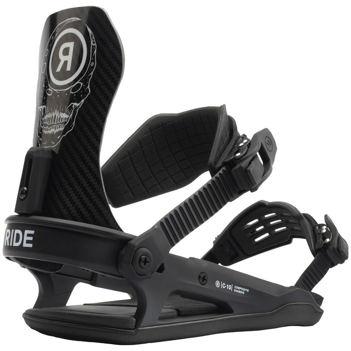Ride C-10 Snowboard Bindings 2022 Skull