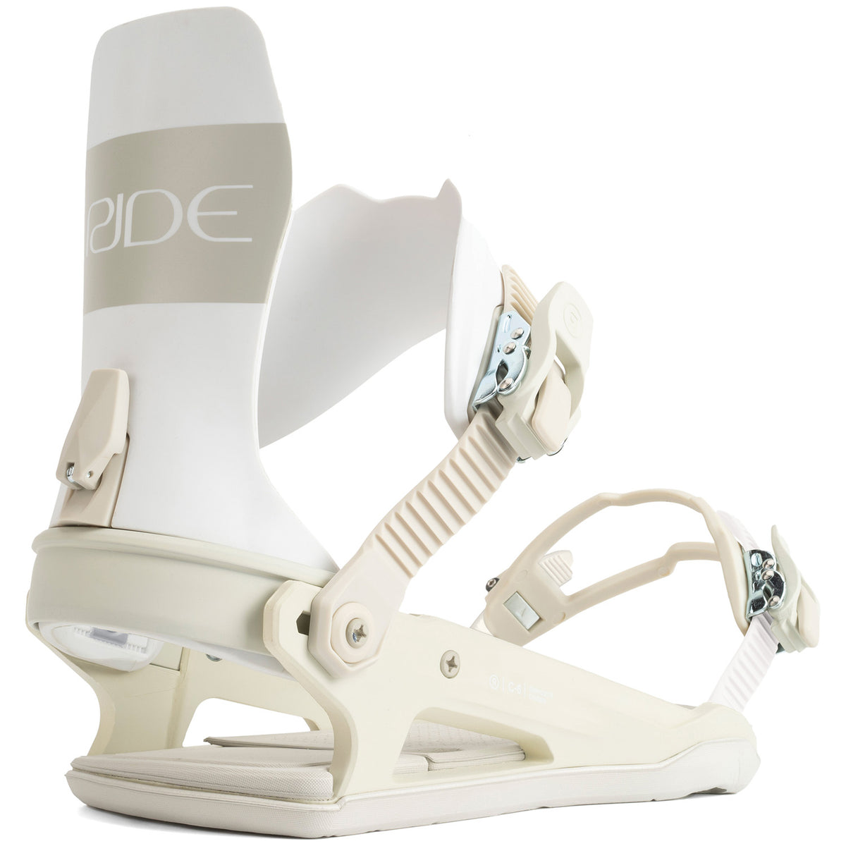 Ride C-6 Snowboard Bindings 2022 Bleached
