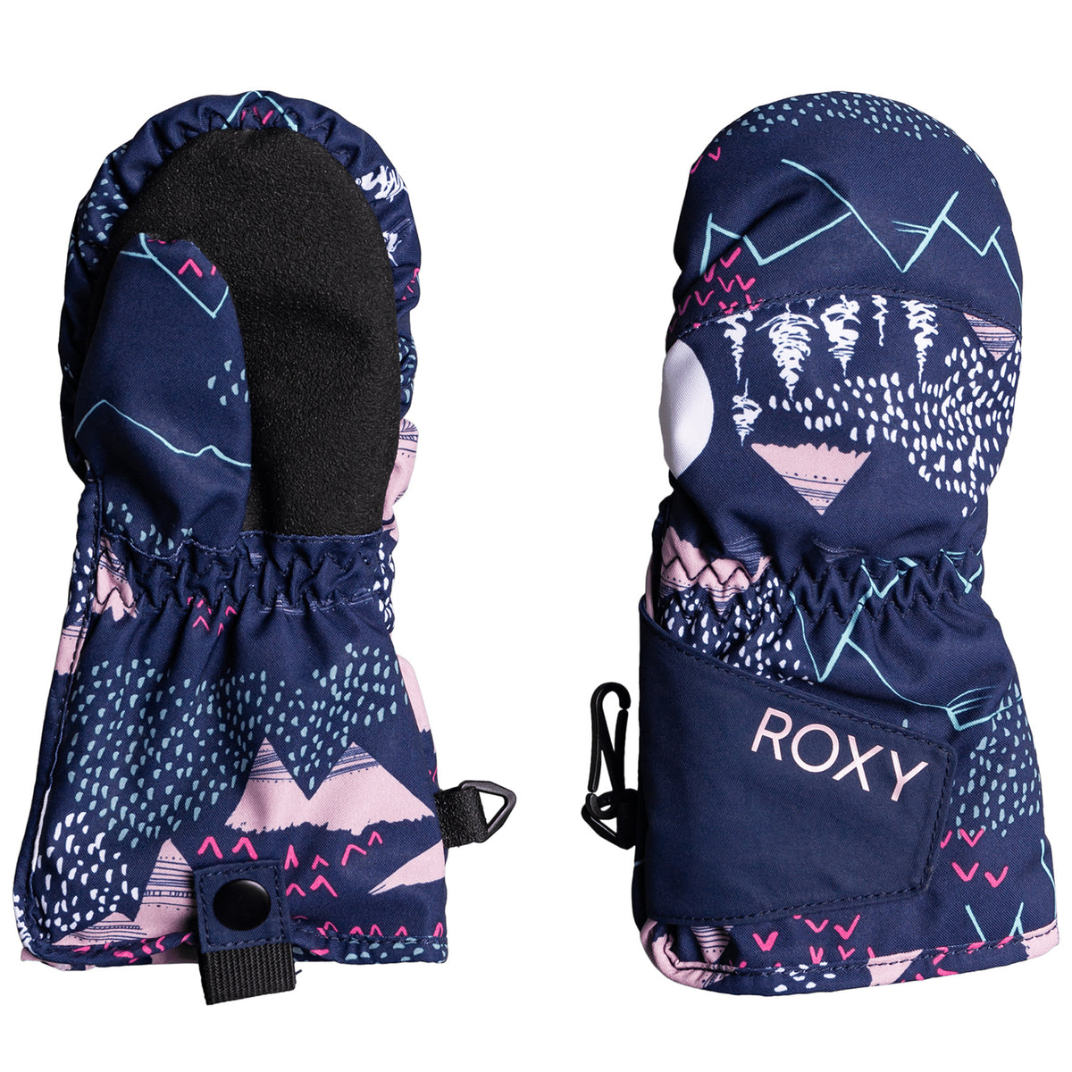 Roxy Snow's Up Mittens - Toddler Girls' Medieval Blue Moontain