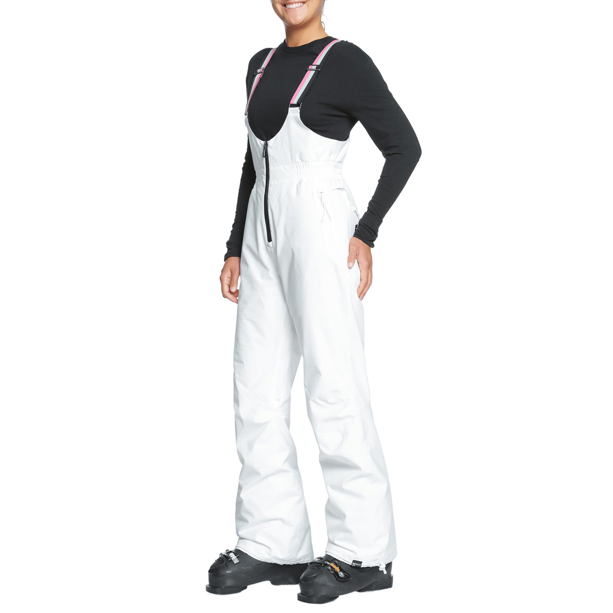 Roxy X Rowley Insulated Bibs - Women's Bright White