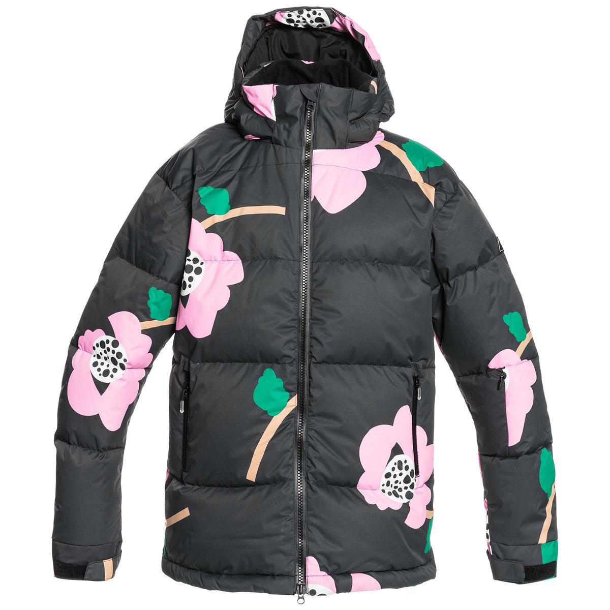 Roxy X Rowley Puffer Jacket - Women's True Black Rowley Flower