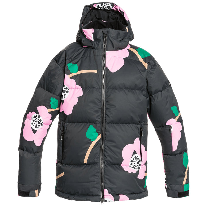 Roxy X Rowley Puffer Jacket - Women's True Black Rowley Flower