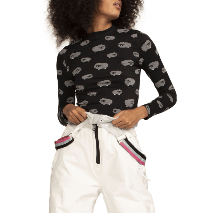 Roxy X Rowley Seamless Top - Women's True Black Cloud Lambs