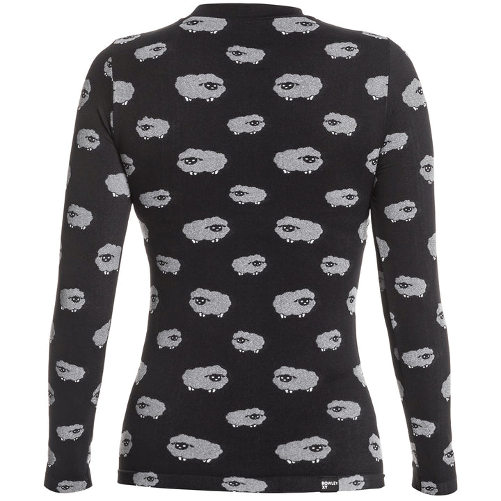 Roxy X Rowley Seamless Top - Women's True Black Cloud Lambs