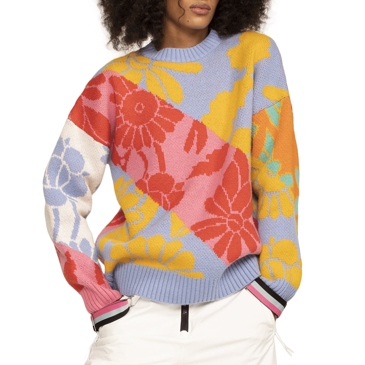 Roxy X Rowley Apres Ski Layer Top - Women's Bright White Patch Rowley Jacq