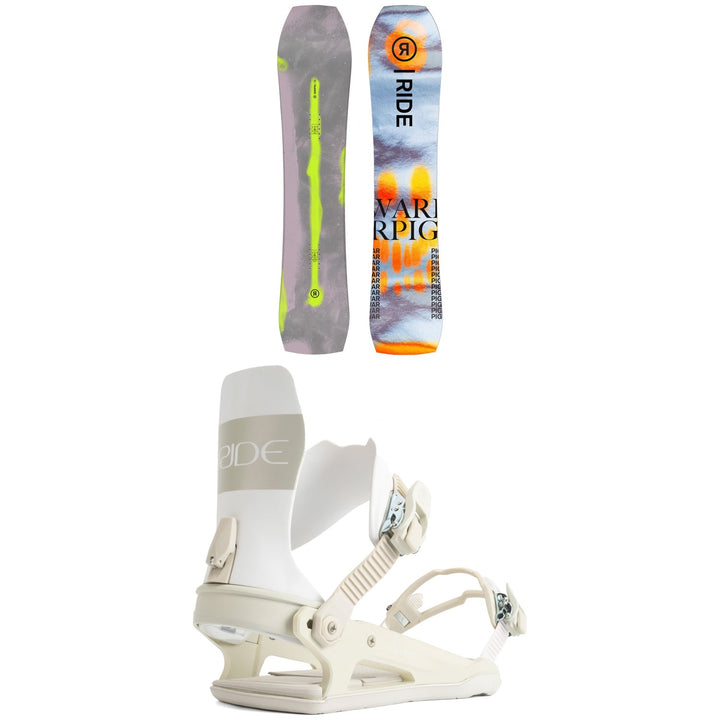 Ride Warpig Snowboard 2022 + Ride C-6 Snowboard Bindings 2022
