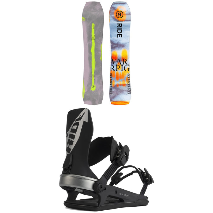 Ride Warpig Snowboard 2022 + Ride C-6 Snowboard Bindings 2022