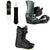 Salomon Super 8 Snowboard + District Snowboard Bindings + Dialogue Focus Boa Snowboard Boots 2021