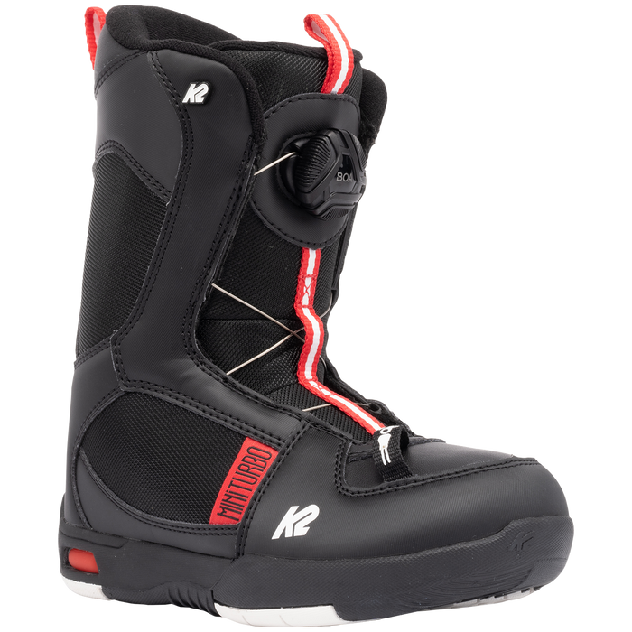 K2 Mini Turbo Snowboard Boots - Kids 2023 Black