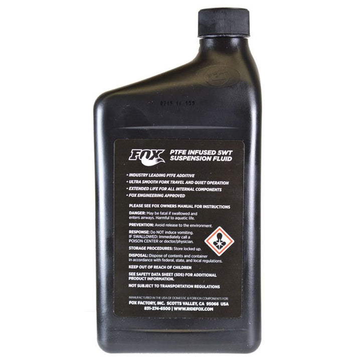 Fox Shox 5 WT Teflon Infused Suspension Fluid Oil