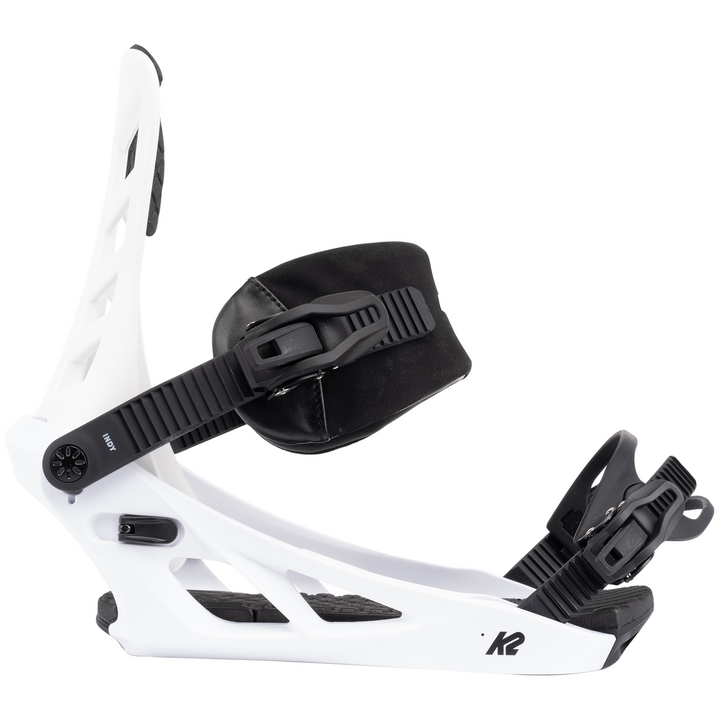 K2 Indy Snowboard Bindings 2022 White