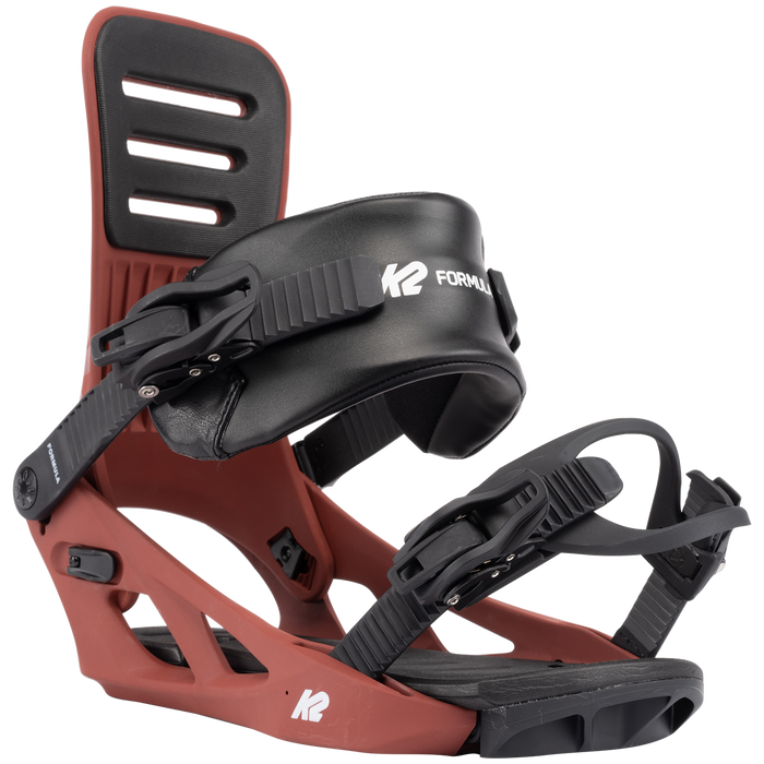 K2 Formula Snowboard Bindings 2022 Oxblood
