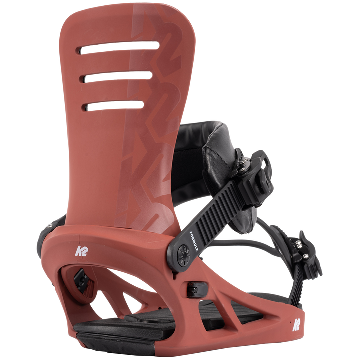 K2 Formula Snowboard Bindings 2022 Oxblood