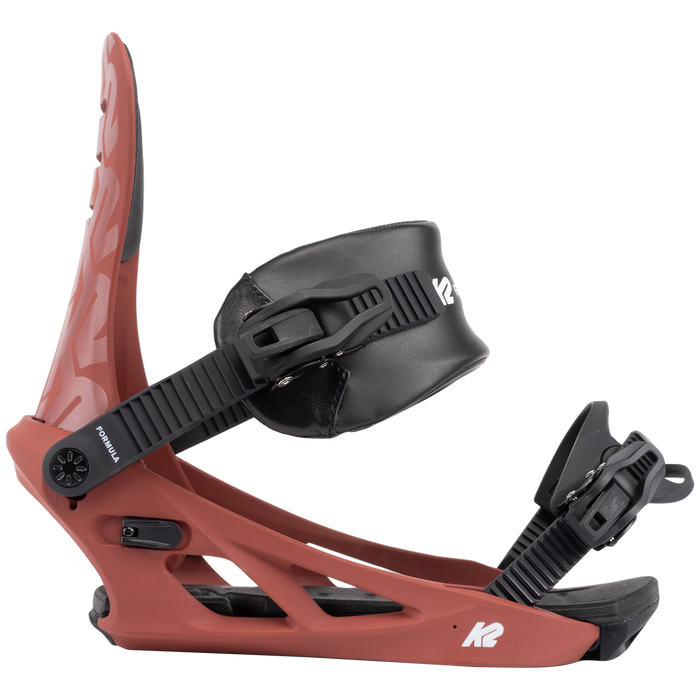 K2 Formula Snowboard Bindings 2022 Oxblood