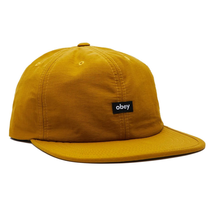 Obey Clothing Lampin' 6 Panel Cinch Back Hat Dijon