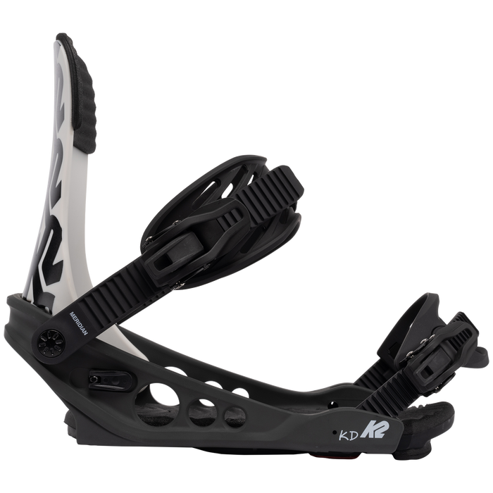 K2 Meridian Snowboard Bindings - Women's 2022 Grey/Kennedi Deck