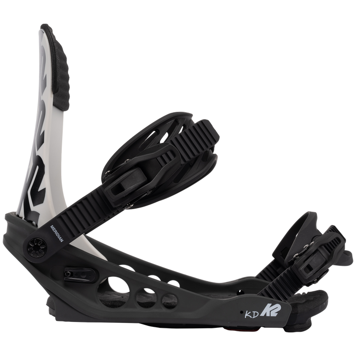 K2 Meridian Snowboard Bindings - Women's 2022 Grey/Kennedi Deck