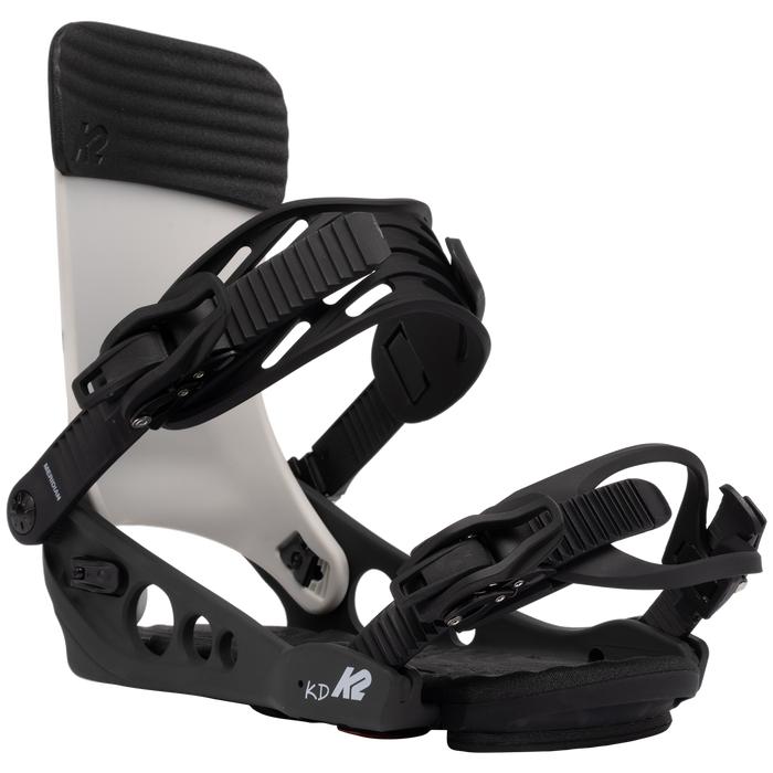 K2 Meridian Snowboard Bindings - Women's 2022 Grey/Kennedi Deck