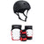Pro-Tec The Classic Certified EPS Skateboard Helmet + Street Gear Junior Open Back Skateboard Pads