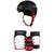 Pro-Tec Jr. Classic Fit Certified Skateboard Helmet + Street Gear Junior Open Back Skateboard Pads