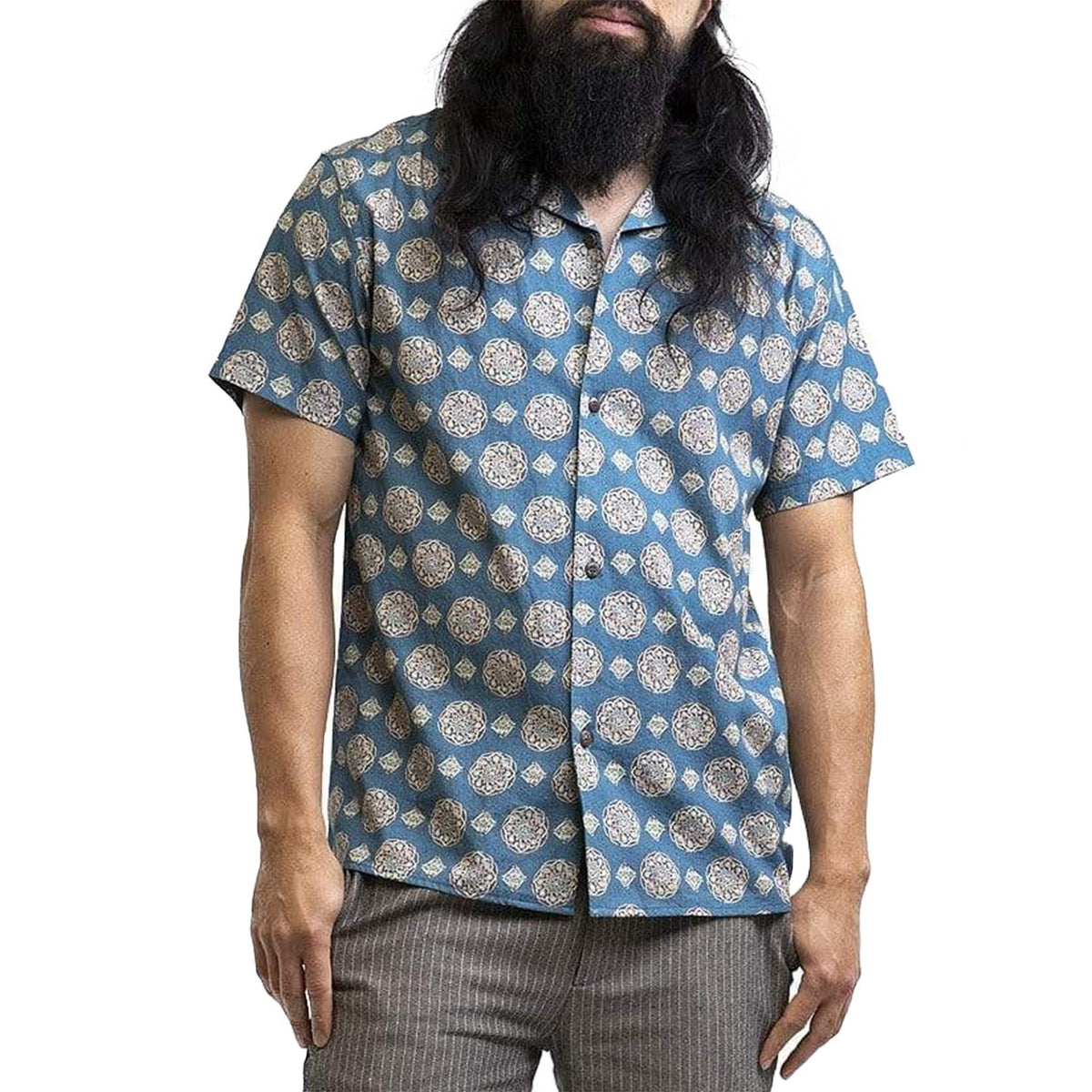 Rhythm Kota Short-Sleeve Shirt - Men's Slate
