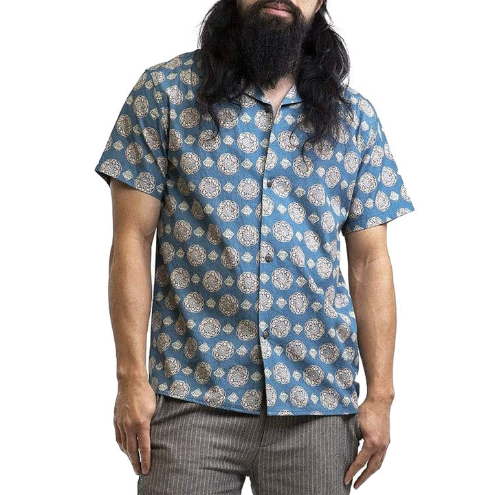 Rhythm Kota Short-Sleeve Shirt - Men's Slate