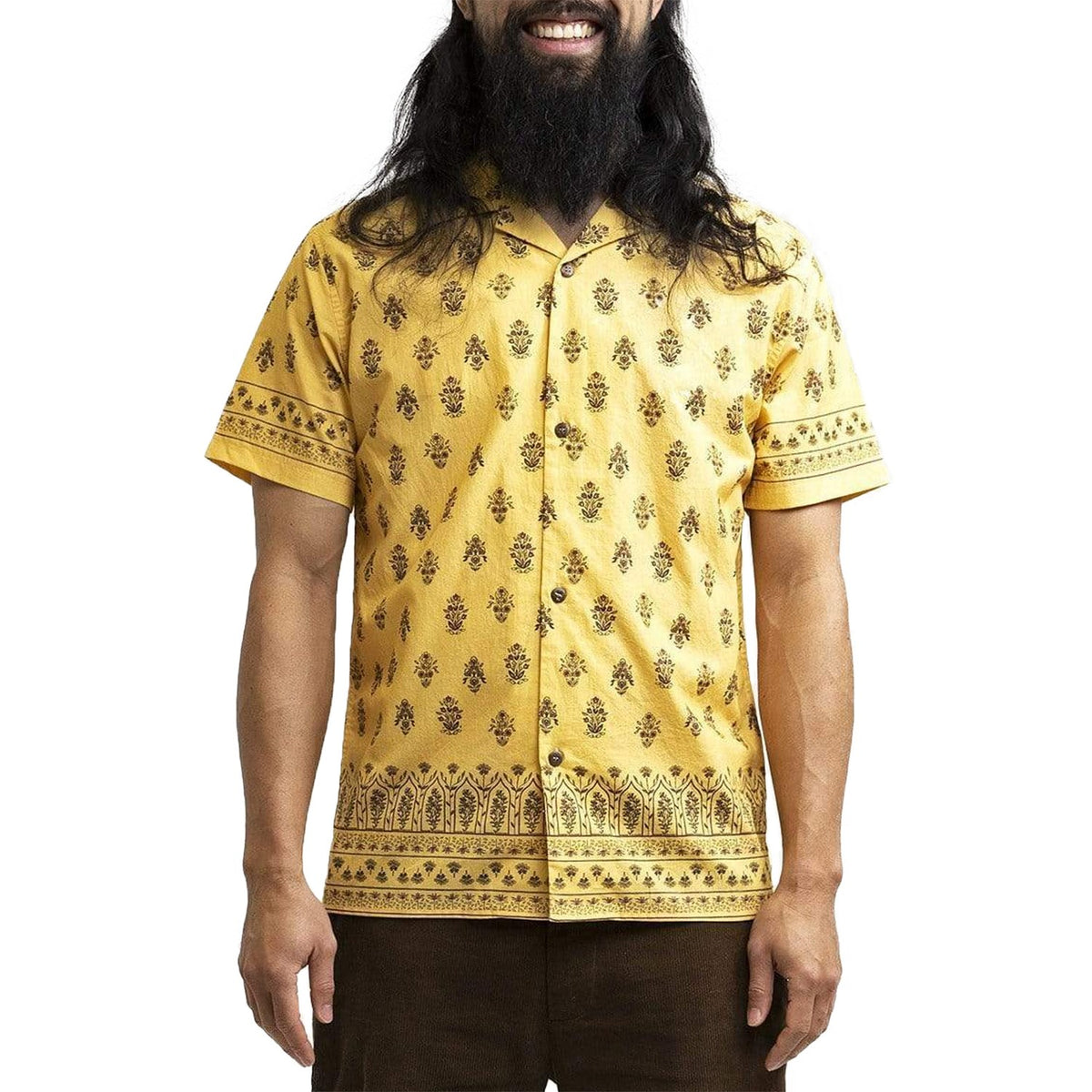 Rhythm Serrano Short-Sleeve Shirt - Men's Marigold