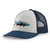 Patagonia Fitz Roy Fish LoPro Trucker Hat Tidepool Blue w/Fitz Roy Tarpon