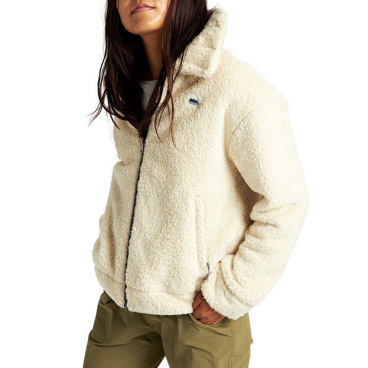 Burton Lynx Full-Zip Reversible Jacket - Women's Crème Brûlée / Folkstone Gray