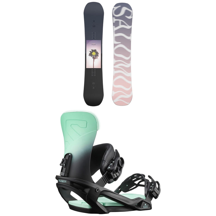Salomon Oh Yeah Snowboard + Vendetta Snowboard Bindings - Women's 2022