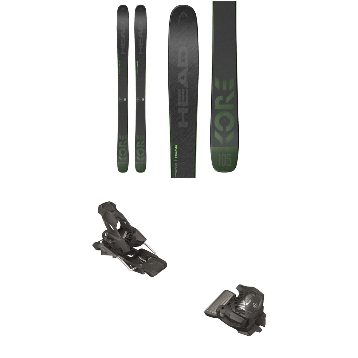 Head Kore 105 Skis + Tyrolia Attack² 13 GW Bindings 2021