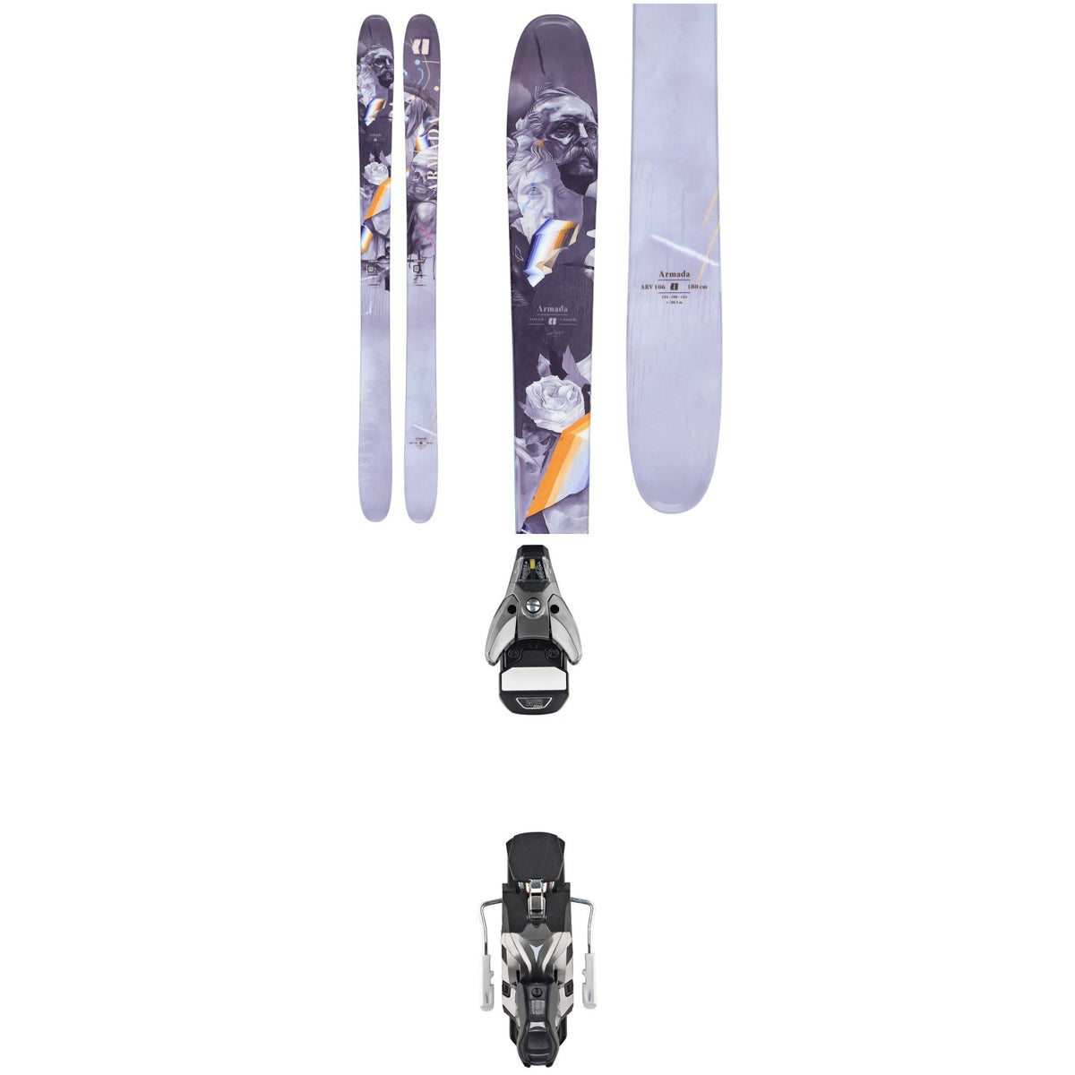 Armada ARV 106 Skis + Atomic STH2 WTR 16 Ski Bindings 2021